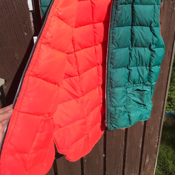 Vintage 80s quilted goose down filled hunting vest Thermo-King mens xl - Picture 5 of 7